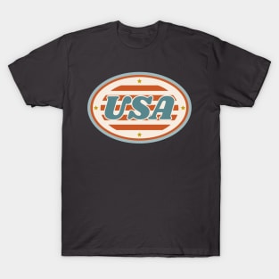 Patriotic Vintage USA Sign T-Shirt